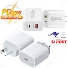 20W PD Charger USB-C Type C Power Adapter For iPhone 14 13 12 11 Pro iPad Phone