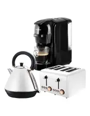 [Pronti] Kettle Toaster And Home Maid Coffee Machine Breakfast Set