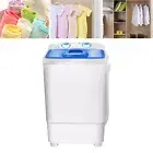 YA (Blue EU Plug 220V)Portable Mini Washing Machine Household 7.5L Large Single