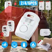 Wireless PIR Motion Sensor Alarm With 4 Remote Security For Home Shed Garage