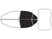 Rvinyl Window Tint Kit Fits Mitsubishi Lancer 2009-2017 (Hatchback)