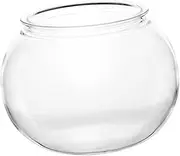 ibasenice Clear Fish Bowl Durable Pet Plastic Aquarium Tank for Goldfish Shrimp and Turtles for DIY Decor and Multi Functional Use Small Outer
