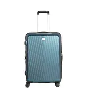 Volair Vmax Hardside 2 Piece (Medium + Cabin) EXP Spinner Suitcase Set Steel Blue