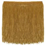 5 Yards 8 Inch Chainette Fringe Trim Tassel Sewing Trim, Coffee