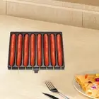 Iron Corn Dog Maker 8 Grids Sausages Machine Sausage Fry Pan Food Stalls