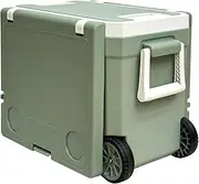 [Just-V] Ice Chest Box Cooler Insulated Portable with Heavy Duty Wheels Keeps Ice for up to 5 Days