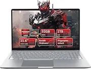 15.6" FHD Gaming Laptop with AMD Ryzen 9 6900HX (8/16, Up to 4.9GHz), 32GB DDR5 RAM, 1TB NVMe SSD Windows 11 Pro Laptops, Backlit KB, Privacy Camera, USB-C, Fingerprint Reader, High-Performance