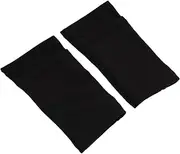 GAROZATION Soccer Leg Protector Breathable Shin Pads Cover Calf Socks Adult's Shin Guards Black 1 Pair