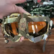 Hand Made Burning Man Goggles Post Apocalyptic Shaman