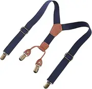 [Generic] Kids Suspender with Strong Clips Elastic Shoulder Straps Pants Suspender