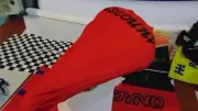 BMX Bicycle Seat Cover Vintage Viscount Bike Saddle Cover Old School BMX Red