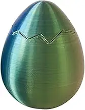 Generic Easter Egg Storage Box Candy Box Openable Jewelry Box Egg Shape Storage Case Easter Egg Ornaments Easter Party Favors
