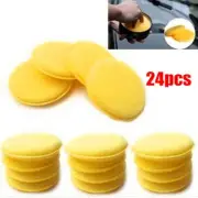 Versatile Car Waxing Sponge Pad Set Pack of 24 for Sealant Application