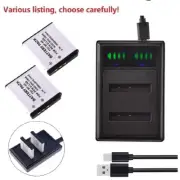 NP-50 Battery or USB Dual Charger for Fujifilm Instax SHARE SP-3 SP3 Camera