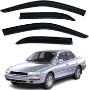 Side Window Visor Wind Deflector Rain Guard, Compatible with Toyota Camry XV10 1992-1996 Weathershield Car Accessories