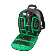 Catzon SLR/DSLR Camera Bag Waterproof for Canon Sony Digital Lens Medium-Green