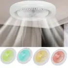 Ceiling Fans Light with LED Lighting Timer Ceiling Lamps for Bedroom Living Room