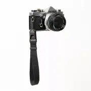 Black Cotton 16" Camera Wrist Strap w/ Peak Design Anchor / Handcrafted