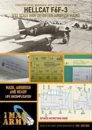1/32 1ManArmy #DET008 F6F-3 Early Hellcat Airbrush Masks