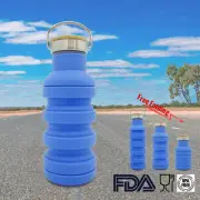 Collapsible Outdoor Sport Water Bottle Office Yoga Gym Kettle School Camping Cup