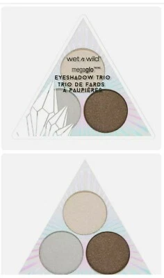 NEW Wet n Wild MegaGlo Eyeshadow Trio - Clear Quartz