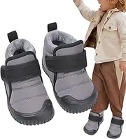 FOCCAR Winter Shoes for Kids | Waterproof Snow Insulated Winter Shoes | Cold Weather Outdoor Winter Shoes with Warm Lining