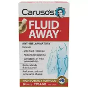 CARUSO'S FLUID AWAY - HELPS RELIEVE MILD FLUID RETENTION 60 tablets HealthCo