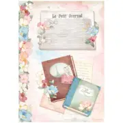 Stamperia Rice Paper Sheet A4-Oh La La - Le Petit Journal
