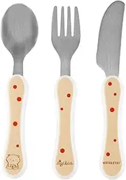 SIGIKID Mister O'Lui 52924 Children's Cutlery Set 3-Piece Spoon, Fork, Knife