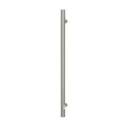 Radiant VTR-950 Vertical Heated Towel Rail - 40 x 950 mm - Brushed Nickel - Stainless Steel