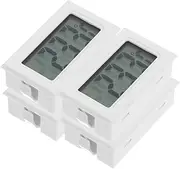 KONTONTY 4pcs Thermostat Hydrometer for Plants Temperature Monitor Mini Temperature Mini Hydrometers Temperature Gauge Pet Temperature Monitor White Plastic