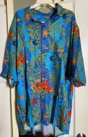 NEW REYN SPOONER DISNEY PIXAR HAWAIIAN FINDING DORY NEMO SHIRT 3XL EXTRA LARGE