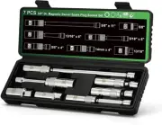 7 Piece 3/8-Inch Drive Magnetic Swivel Spark Plug Socket Set, One Size