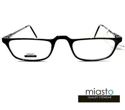 NWT$39.99 MIASTO HALF FRAME "CARBON FIBER" RECTANGLE READER READING GLASSES+1.50