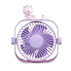 Usb Fan Portable Long Standby Time Cartoon Desktop Mini Electric Fan Lightweight