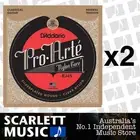 2x D'Addario EJ-45 Pro Arte Nylon Classical Strings Daddario *SET OF 2 PACKS*