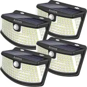 Aootek New Solar Motion Sensor Lights 120 LEDs with Lights Reflector,270° W