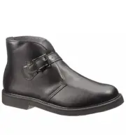 Bates Men's Buckle Chukka Black Leather USPS Approved Size 3 B - E00083