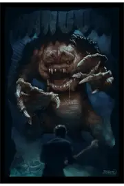 Star Wars Rancor & Luke by Barret Chapman Ltd Edition x/135 Poster Mondo MINT