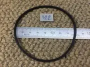 122mm Folded Length - 2mm Square Rubber Belt for CD-Cassette Deck -VCR - Player
