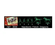 HaT Industries Napoleonic Wars 8009 French Dragoons 1/72 toy soldiers