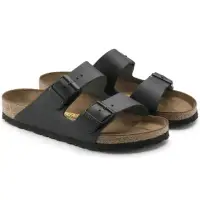 在飛比找環球Online優惠-【BIRKENSTOCK】ARIZONA / 真皮 / 黑色