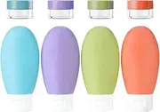 Humkopnl Travel Bottles For Toiletries | LeakProof Travel Bottles Set - Refillable Traveling Size Liquid Containers, Portable Storage Organization For Shampoo Conditioner Lotion