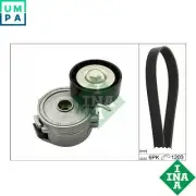 VRIBBED BELT SET 529 0357 10 FOR CITROËN C5/III/Break C6 C8 PEUGEOT 508/SW/Van