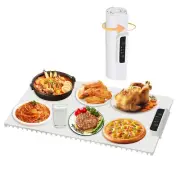 Portable Food Warming Mat Roll Up Heating Mat for Daily Use, Gatherings,Party