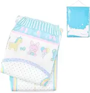 Littleforbig Adjustable Hook-and-Loop Fastener Closure Adult Printed Cloth Back Diaper 2 Pieces - Baby Parade(L)