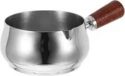 Beatifufu Sauce Cup with Wooden Handle Individual Dipping Bowl for Condiments for Hot Pot Sauce and Salad Dressings Home Restaurant