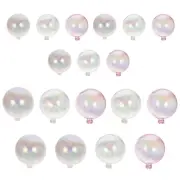 18 Pcs Cake Toppers Ornament Ball Decorative Balls Garden Party Decorations
