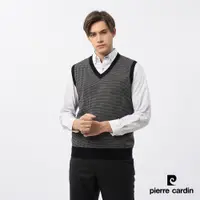 在飛比找PChome24h購物優惠-【pierre cardin皮爾卡登】男款 混紡羊毛V領小緹