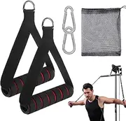 Exercise Handles | Replacement Exercise Band Handles | Cable Grips Attachments, Gym Equipment, Workout Accessories for Yoga, Pilates, Pull Down